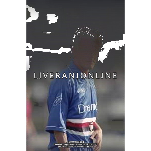 1999-2000 VAL DI FIEMME-PARTITA AMICHEVOLE SAMPDORIA CALCIO NELLA FOTO FRANCESCO FLACHI AG ALDO LIVERANI SAS