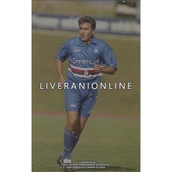 1999-2000 VAL DI FIEMME-PARTITA AMICHEVOLE SAMPDORIA CALCIO NELLA FOTO STEFANO CASALE AG ALDO LIVERANI SAS