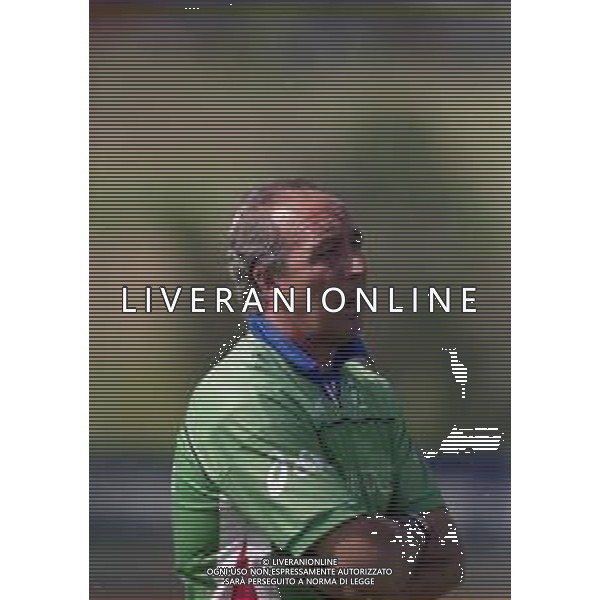 1999-2000 VAL DI FIEMME-PARTITA AMICHEVOLE SAMPDORIA CALCIO NELLA FOTO GIAN PIERO VENTURA ALLENATORE SAMPDORIA CALCIO AG ALDO LIVERANI SAS