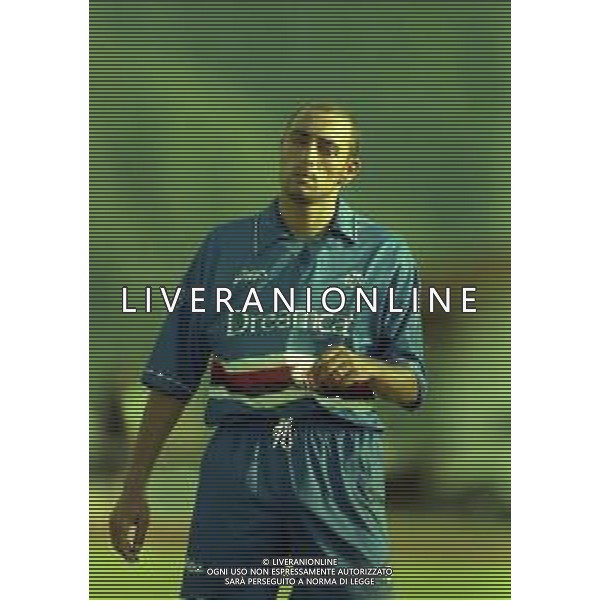 1999-2000 VAL DI FIEMME-PARTITA AMICHEVOLE SAMPDORIA CALCIO NELLA FOTO CARMINE ESPOSITO AG ALDO LIVERANI SAS