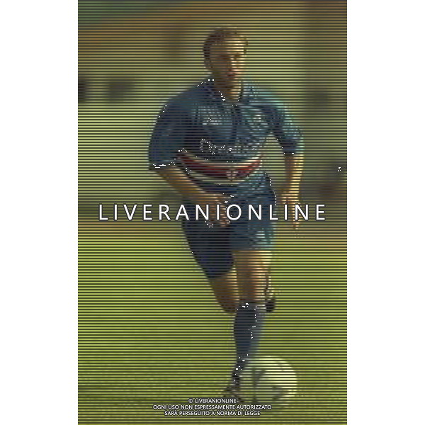 1999-2000 VAL DI FIEMME-PARTITA AMICHEVOLE SAMPDORIA CALCIO NELLA FOTO NENAD SAKIC AG ALDO LIVERANI SAS