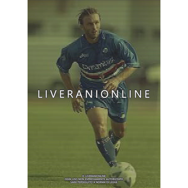 1999-2000 VAL DI FIEMME-PARTITA AMICHEVOLE SAMPDORIA CALCIO NELLA FOTO NENAD SAKIC AG ALDO LIVERANI SAS