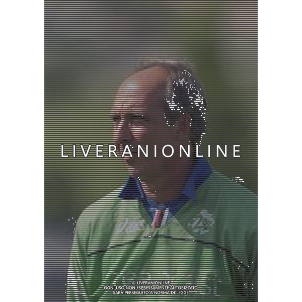 1999-2000 VAL DI FIEMME-PARTITA AMICHEVOLE SAMPDORIA CALCIO NELLA FOTO GIAN PIERO VENTURA ALLENATORE SAMPDORIA CALCIO AG ALDO LIVERANI SAS