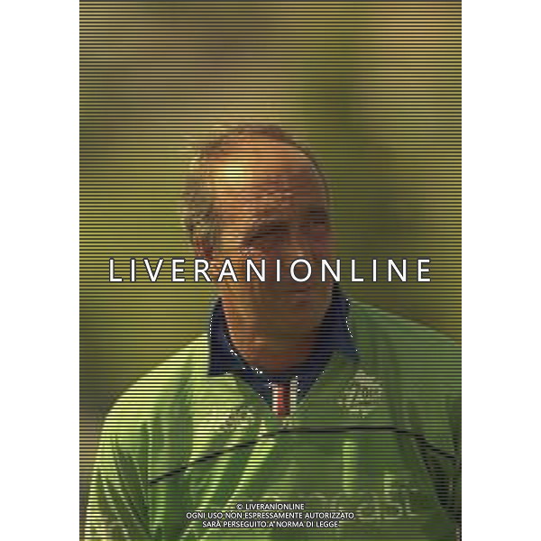 1999-2000 VAL DI FIEMME-PARTITA AMICHEVOLE SAMPDORIA CALCIO NELLA FOTO GIAN PIERO VENTURA ALLENATORE SAMPDORIA CALCIO AG ALDO LIVERANI SAS