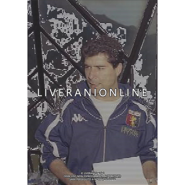 1999-2000 GENOA CALCIO NELLA FOTO NICOLA CARICOLA AG ALDO LIVERANI SAS