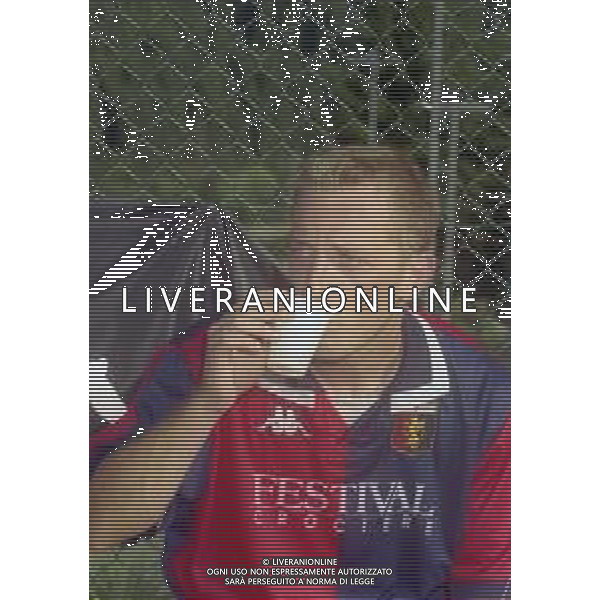 1999-2000 GENOA CALCIO NELLA FOTO MASSIMO MUTARELLI AG ALDO LIVERANI SAS