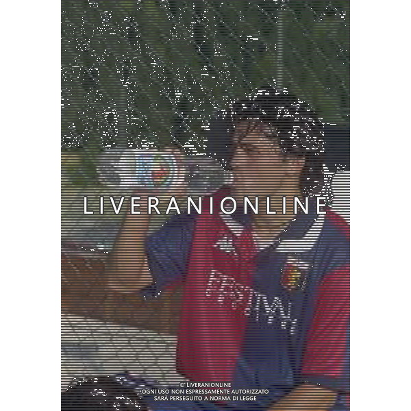 1999-2000 GENOA CALCIO NELLA FOTO CARLO SASSARINI AG ALDO LIVERANI SAS