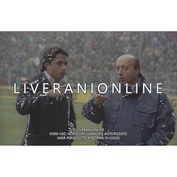 RETROSPETTIVA LUCIANO MOGGI DIRIGENTE JUVENTUS NELLA FOTO LUCIANO MOGGI NELL\'ANNO 1999-2000 CON IL FIGLIO ALESSANDRO MOGGI  AG ALDO LIVERANI SAS 