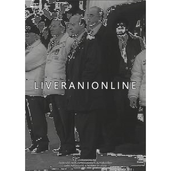 RETROSPETTIVA LUCIANO MOGGI DIRIGENTE JUVENTUS NELLA FOTO LUCIANO MOGGI NELL\'ANNO 1996-1997 CON ANTONIO GIRAUDO A SAN SIRO AG ALDO LIVERANI SAS  