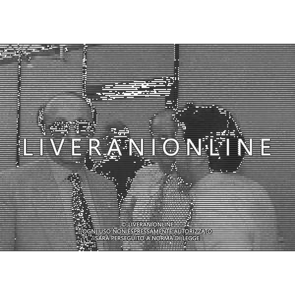RETROSPETTIVA LUCIANO MOGGI DIRIGENTE JUVENTUS NELLA FOTO LUCIANO MOGGI AL CALCIOMERCATO NELL\'ANNO 1995 AG ALDO LIVERANI SAS