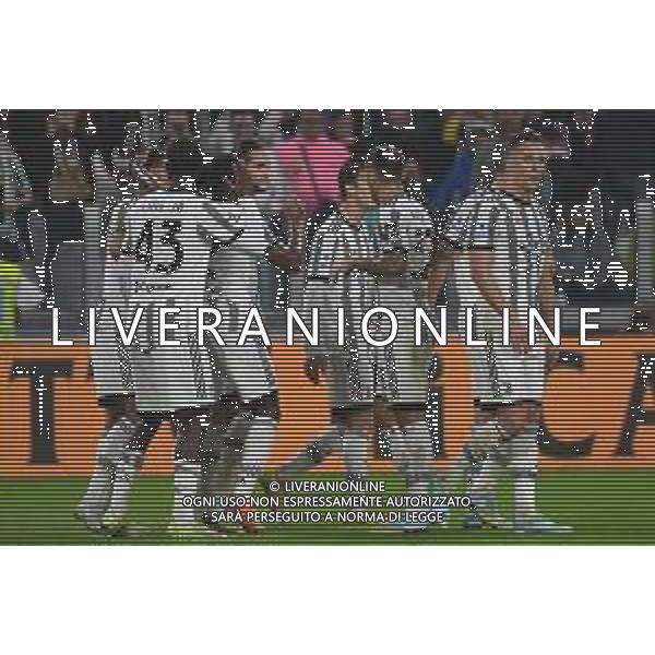 Torino 21.10.2022 Allianz Stadium ©Manuela Viganti/Agenzia Aldo Liverani Juventus vs Empoli Campionato Calcio Serie A TIM 2022/2023 11a giornata Nella foto: esultanza juventus dopo il gol di adrien rabiot / AGENZIA ALDO LIVERANI SAS