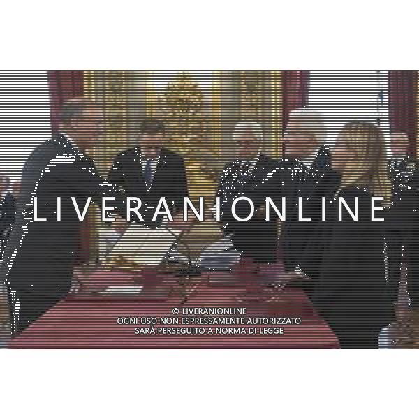Il professor Giuseppe Valditara, Ministro dell’ISTRUZIONE,in occasione della cerimonia di giuramento del governo (foto di Francesco Ammendola - Ufficio per la Stampa e la Comunicazione della Presidenza della Repubblica) 22-10-2022 ROMA QUIRINALE GIURAMENTO DEL GOVERNO DI ON. GIORGIA MELONI NELLA FOTO Il professor Giuseppe Valditara, Ministro dell’ISTRUZIONE,in occasione della cerimonia di giuramento del governo FOTO FRANCESCO AMMENDOLA UFFICIO STAMPA PRESIDENZA DELLA REPUBBLICA ITALIANA AG ALDO LIVERANI SAS
