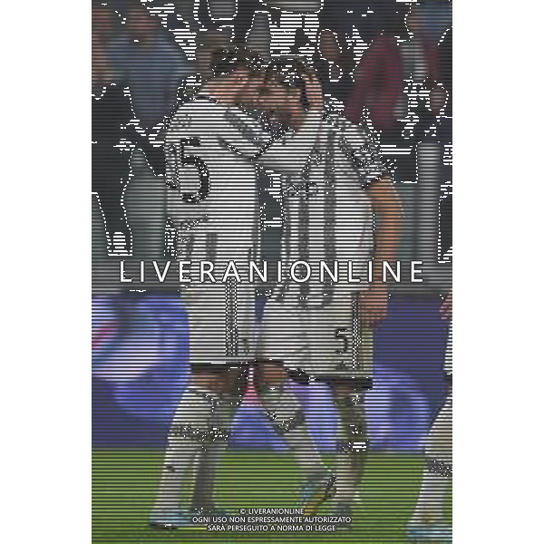 Torino 21.10.2022 Allianz Stadium ©Manuela Viganti/Agenzia Aldo Liverani Juventus vs Empoli Campionato Calcio Serie A TIM 2022/2023 11a giornata Nella foto: esultanza adrien rabiot e manuel locatelli dopo il gol / AGENZIA ALDO LIVERANI SAS