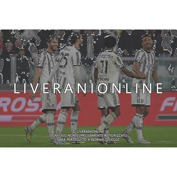 Torino 21.10.2022 Allianz Stadium ©Manuela Viganti/Agenzia Aldo Liverani Juventus vs Empoli Campionato Calcio Serie A TIM 2022/2023 11a giornata Nella foto: esultanza juventus dopo il gol di adrien rabiot / AGENZIA ALDO LIVERANI SAS