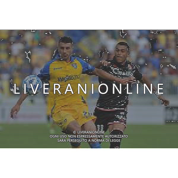 Frosinone vs Bari Campionato Serie B - 10 Giornata Stadio B.Stirpe - Frosinone 22-10-2022 nella foto Ravanelli e Cheddira ©Federico Gaetano/ AGENZIA ALDO LIVERANI SAS