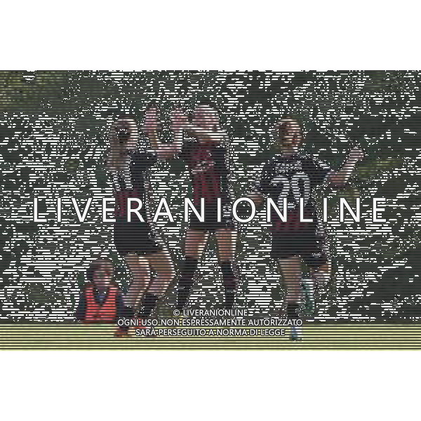 TVRG esultanza Milan dopo il gol dell\'1 a 0 Kosovare Asllani Milan vs Juventus Zanica (BG) 22-10-2022 AlbinoLeffe Stadium Serie A femminile TIMVISION - 7a giornata foto Roberto Garavaglia/ag. Aldo Liverani sas / AGENZIA ALDO LIVERANI SAS
