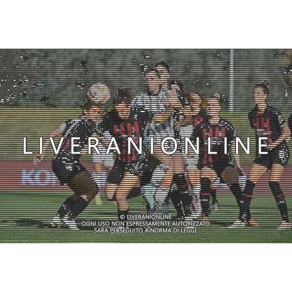 TVRG Angelica Soffia (Milan) anticipa Linda Birgitta Sembrant (Juventus) Milan vs Juventus Zanica (BG) 22-10-2022 AlbinoLeffe Stadium Serie A femminile TIMVISION - 7a giornata foto Roberto Garavaglia/ag. Aldo Liverani sas / AGENZIA ALDO LIVERANI SAS