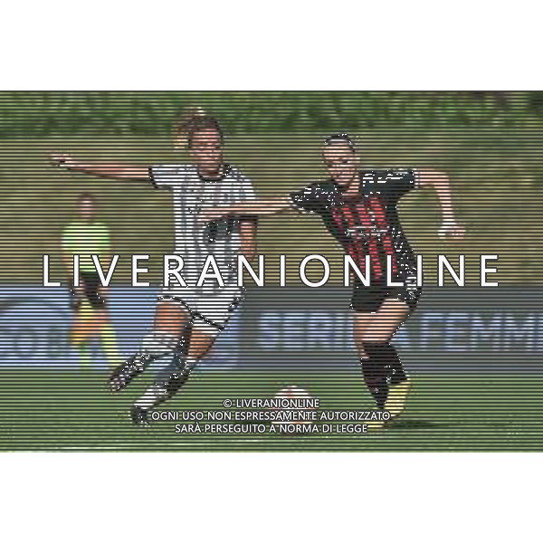 TVRG Martina Rosucci (Juventus) e Kosovare Asllani (Milan) Milan vs Juventus Zanica (BG) 22-10-2022 AlbinoLeffe Stadium Serie A femminile TIMVISION - 7a giornata foto Roberto Garavaglia/ag. Aldo Liverani sas / AGENZIA ALDO LIVERANI SAS