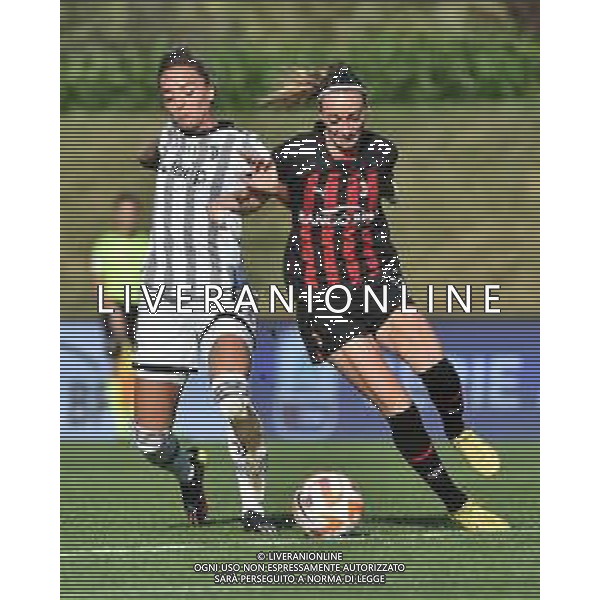 TVRG Martina Rosucci (Juventus) e Kosovare Asllani (Milan) Milan vs Juventus Zanica (BG) 22-10-2022 AlbinoLeffe Stadium Serie A femminile TIMVISION - 7a giornata foto Roberto Garavaglia/ag. Aldo Liverani sas / AGENZIA ALDO LIVERANI SAS