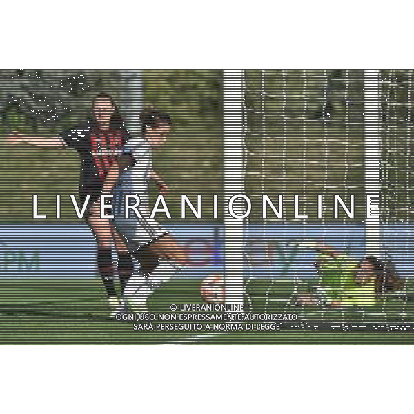 TVRG Cristiana Girelli (Juventus) segna il gol del 2 a 4 Milan vs Juventus Zanica (BG) 22-10-2022 AlbinoLeffe Stadium Serie A femminile TIMVISION - 7a giornata foto Roberto Garavaglia/ag. Aldo Liverani sas / AGENZIA ALDO LIVERANI SAS