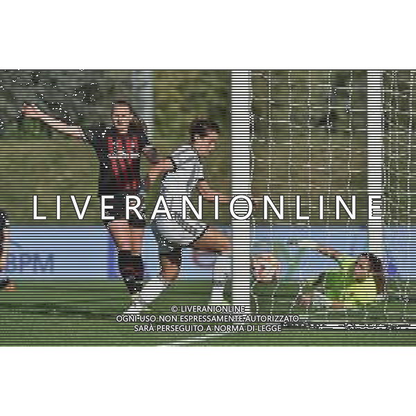 TVRG Cristiana Girelli (Juventus) segna il gol del 2 a 4 Milan vs Juventus Zanica (BG) 22-10-2022 AlbinoLeffe Stadium Serie A femminile TIMVISION - 7a giornata foto Roberto Garavaglia/ag. Aldo Liverani sas / AGENZIA ALDO LIVERANI SAS