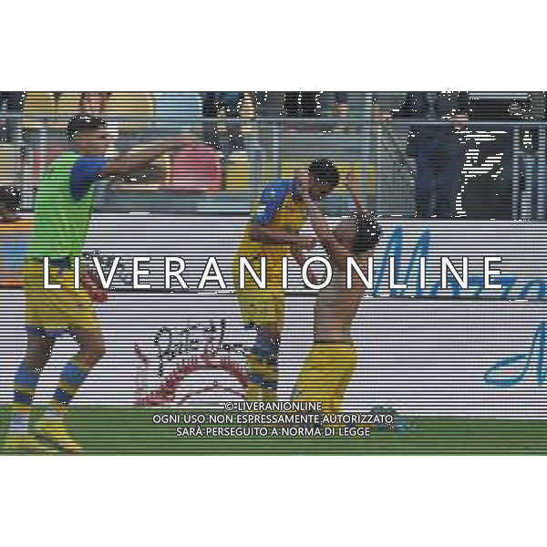 Frosinone vs Bari Campionato Serie B - 10 Giornata Stadio B.Stirpe - Frosinone 22-10-2022 nella foto Esultanza Gennaro Borrelli dopo il gol ©Federico Gaetano / AGENZIA ALDO LIVERANI SAS