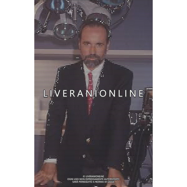 RETROSPETTIVA ANTONIO RICCI AUTORE TELEVISIVO NELLA FOTO ANTONIO RICCI NELLA TRASMISSIONE “ODIENS“ AG ALDO LIVERANI SAS  