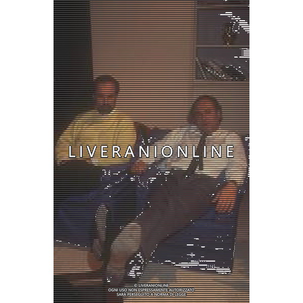 RETROSPETTIVA ANTONIO RICCI AUTORE TELEVISIVO NELLA FOTO ANTONIO GREGGIO CON CARLO VERDONE AG ALDO LIVERANI SAS 