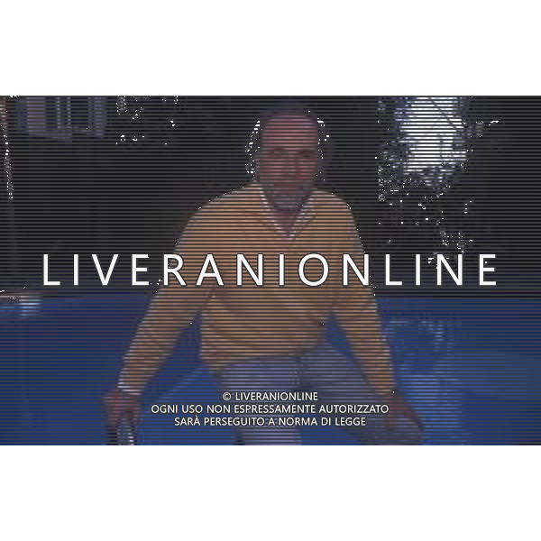 RETROSPETTIVA ANTONIO RICCI AUTORE TELEVISIVO NELLA FOTO ANTONIO GREGGIO NELL\'ANNO 1988  AG ALDO LIVERANI SAS  