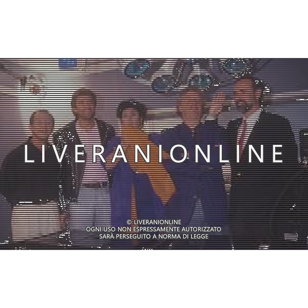 RETROSPETTIVA ANTONIO RICCI AUTORE TELEVISIVO NELLA FOTO ENZO BRASCHI-EZIO GREGGIO-MARISA LAURITO-GIANFRANCO D\'ANGELO E ANTONIO RICCI NELLA TRASMISSIONE TELEVISIVA “ODIENS“ AG ALDO LIVERANI SAS 