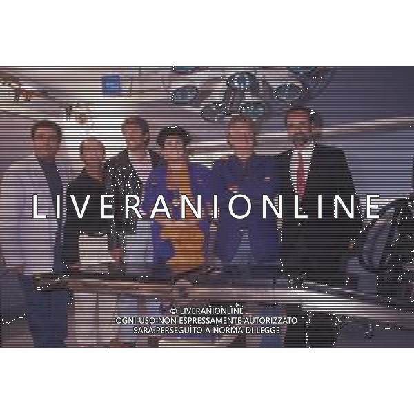 RETROSPETTIVA ANTONIO RICCI AUTORE TELEVISIVO NELLA FOTO SERGIO VASTANO-ENZO BRASCHI-EZIO GREGGIO-MARISA LAURITO-GIANFRANCO D\'ANGELO E ANTONIO RICCI NELLA TRASMISSIONE TELEVISIVA “ODIENS“ AG ALDO LIVERANI SAS 