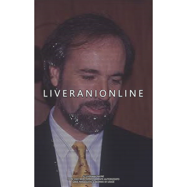 RETROSPETTIVA ANTONIO RICCI AUTORE TELEVISIVO NELLA FOTO ANTONIO RICCI NELL\'ANNO 1990 AG ALDO LIVERANI SAS