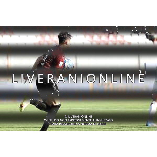 REGGINA VS PERUGIA CAMPIONATO CALCIO SERIE B REGGIO CALABRIA 22/10/2022 NELLA FOTO ESULTANZA FABBIAN REGGINA DOPO IL SUO GOAL ©GARREFFA / AGENZIA ALDO LIVERANI SAS
