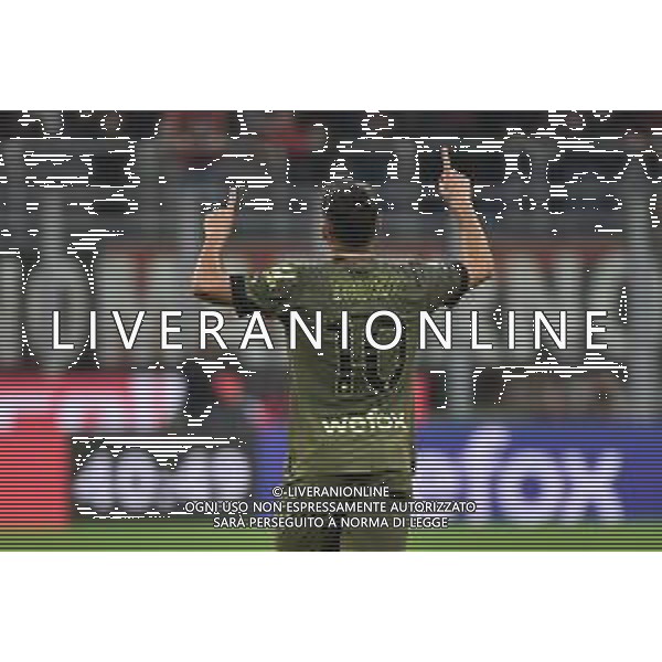 Brahim Diaz (Milan) esulta dopo il gol del 2 a 0 Milan vs Monza Milano 22-10-2022 Stadio Giuseppe Meazza - San Siro Campionato Serie A TIM - 11a giornata foto Roberto Garavaglia/ag. Aldo Liverani sas / AGENZIA ALDO LIVERANI SAS