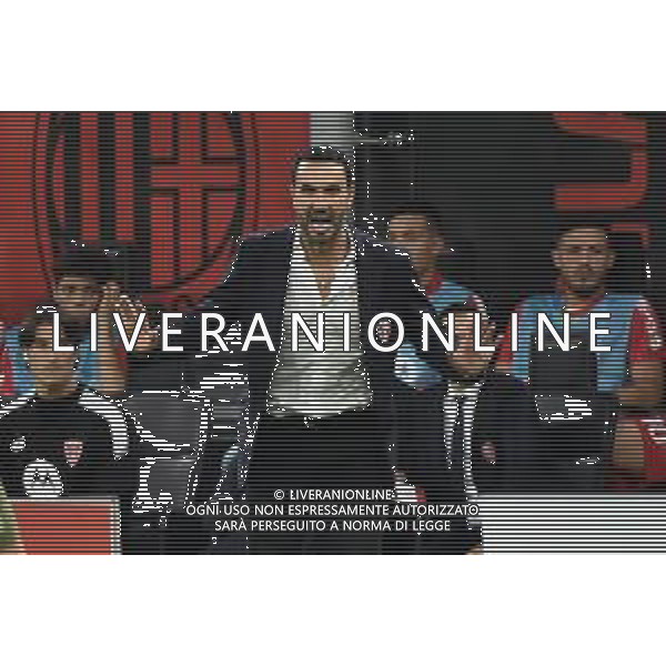 Raffaele Palladino allenatore Monza Milan vs Monza Milano 22-10-2022 Stadio Giuseppe Meazza - San Siro Campionato Serie A TIM - 11a giornata foto Roberto Garavaglia/ag. Aldo Liverani sas / AGENZIA ALDO LIVERANI SAS