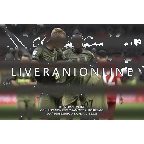 esultanza Milan dopo il gol del 3 a 0 Divock Origi Milan vs Monza Milano 22-10-2022 Stadio Giuseppe Meazza - San Siro Campionato Serie A TIM - 11a giornata foto Roberto Garavaglia/ag. Aldo Liverani sas / AGENZIA ALDO LIVERANI SAS