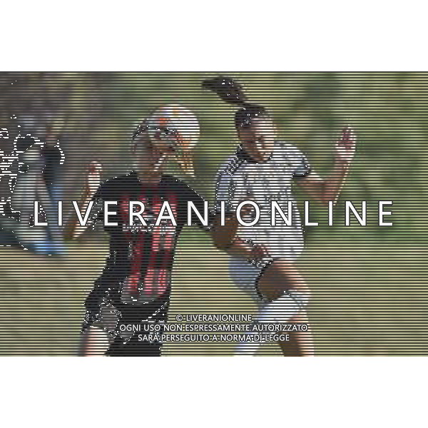 TVRG Kamila Dubcova (Milan) SX de Agnese Bonfantini (Juventus) DX Milan vs Juventus Zanica (BG) 22-10-2022 AlbinoLeffe Stadium Serie A femminile TIMVISION - 7a giornata foto Roberto Garavaglia/ag. Aldo Liverani sas