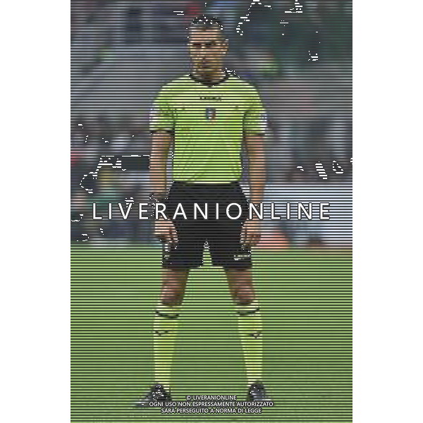 l\'arbitro Livio Marinelli di Tivoli (Roma) Milan vs Monza Milano 22-10-2022 Stadio Giuseppe Meazza - San Siro Campionato Serie A TIM - 11a giornata foto Roberto Garavaglia/ag. Aldo Liverani sas