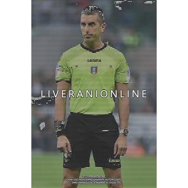 l\'arbitro Livio Marinelli di Tivoli (Roma) Milan vs Monza Milano 22-10-2022 Stadio Giuseppe Meazza - San Siro Campionato Serie A TIM - 11a giornata foto Roberto Garavaglia/ag. Aldo Liverani sas