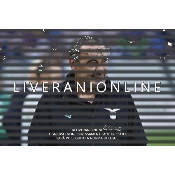 TVRG Maurizio Sarri allenatore Lazio Atalanta vs Lazio Bergamo 23-10-2022 Gewiss Stadium - Stadio Atleti Azzurri d\'Italia Campionato Serie A TIM - 11a giornata foto Roberto Garavaglia/ag. Aldo Liverani sas / AGENZIA ALDO LIVERANI SAS