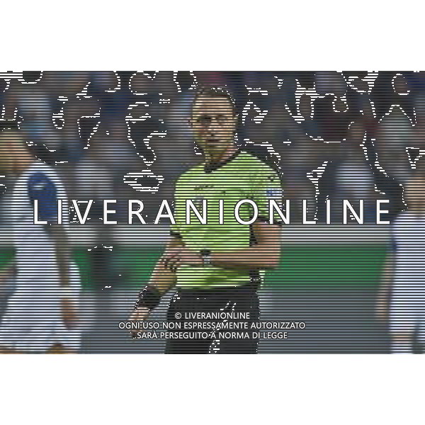 TVRG l\'arbitro Rosario Abisso di Palermo Atalanta vs Lazio Bergamo 23-10-2022 Gewiss Stadium - Stadio Atleti Azzurri d\'Italia Campionato Serie A TIM - 11a giornata foto Roberto Garavaglia/ag. Aldo Liverani sas / AGENZIA ALDO LIVERANI SAS