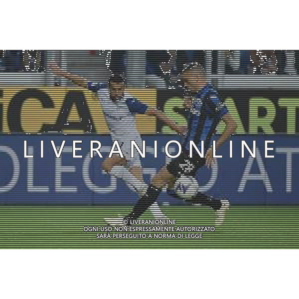 TVRG Pedro Eliezer Rodriguez Ledesma (Lazio) serve a Mattia Zaccagni (Lazio) la palla per il gol dell\'1 a 0 Atalanta vs Lazio Bergamo 23-10-2022 Gewiss Stadium - Stadio Atleti Azzurri d\'Italia Campionato Serie A TIM - 11a giornata foto Roberto Garavaglia/ag. Aldo Liverani sas / AGENZIA ALDO LIVERANI SAS