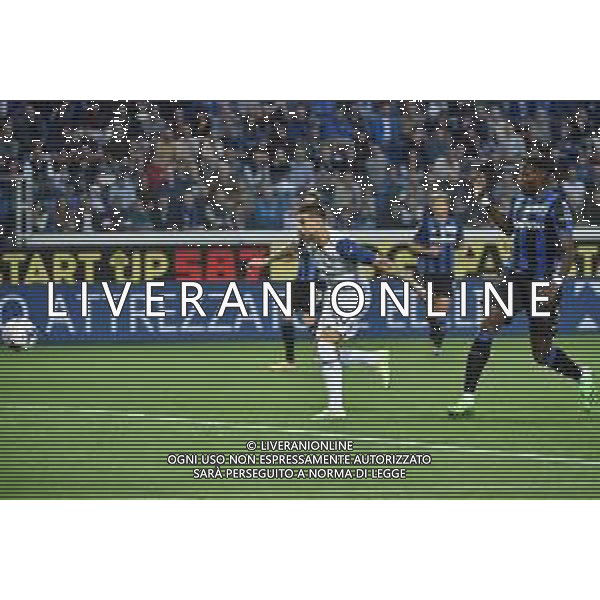 TVRG Mattia Zaccagni (Lazio) segna il gol dell\'1 a 0 Atalanta vs Lazio Bergamo 23-10-2022 Gewiss Stadium - Stadio Atleti Azzurri d\'Italia Campionato Serie A TIM - 11a giornata foto Roberto Garavaglia/ag. Aldo Liverani sas / AGENZIA ALDO LIVERANI SAS