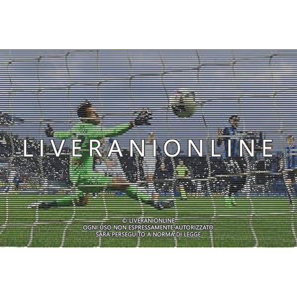 TVRG Mattia Zaccagni (Lazio) segna il gol dell\'1 a 0 Atalanta vs Lazio Bergamo 23-10-2022 Gewiss Stadium - Stadio Atleti Azzurri d\'Italia Campionato Serie A TIM - 11a giornata foto Roberto Garavaglia/ag. Aldo Liverani sas / AGENZIA ALDO LIVERANI SAS