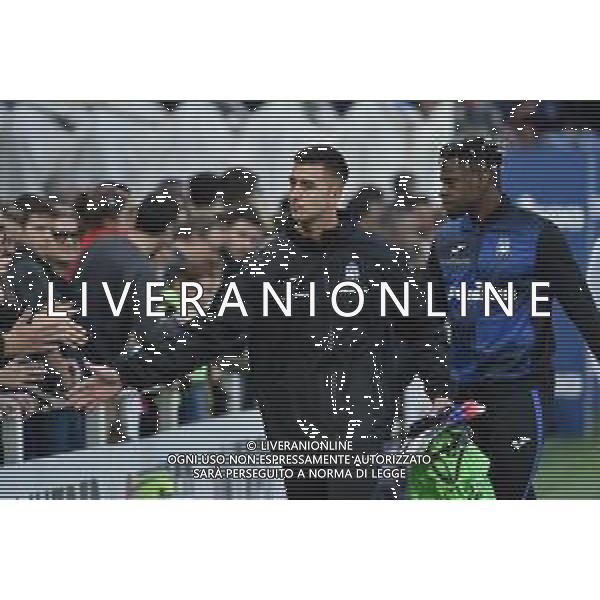 TVRG Juan Musso (Atalanta) e dietro Duvan Zapata (Atalanta) Atalanta vs Lazio Bergamo 23-10-2022 Gewiss Stadium - Stadio Atleti Azzurri d\'Italia Campionato Serie A TIM - 11a giornata foto Roberto Garavaglia/ag. Aldo Liverani sas/ AGENZIA ALDO LIVERANI SAS