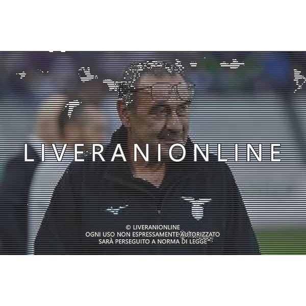 TVRG Maurizio Sarri allenatore Lazio Atalanta vs Lazio Bergamo 23-10-2022 Gewiss Stadium - Stadio Atleti Azzurri d\'Italia Campionato Serie A TIM - 11a giornata foto Roberto Garavaglia/ag. Aldo Liverani sas/ AGENZIA ALDO LIVERANI SAS