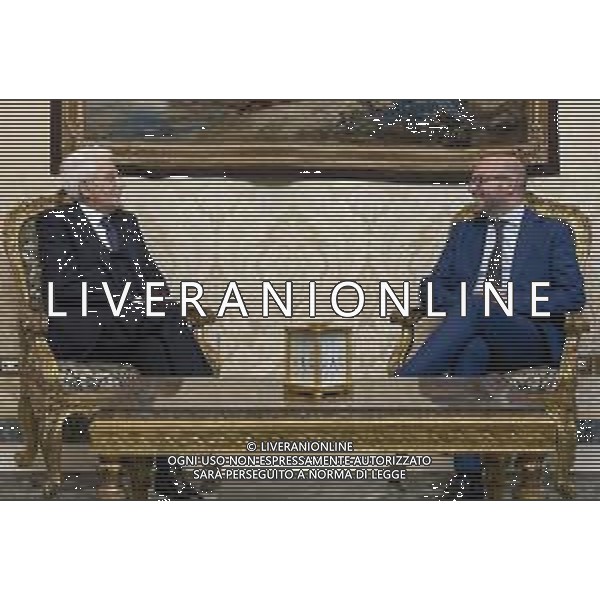 14-10-2022 ROMA -Palazzo del Quirinale incontro tra Il Presidente Sergio Mattarella accoglie Lorenzo Fontana, Presidente della Camera dei deputati foto ufficio stampa quirinale-ag aldo liverani sas