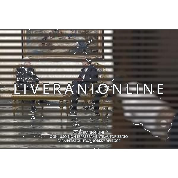 Palazzo del Quirinale, 13/10/2022 (II mandato) Il Presidente Sergio Mattarella accogli il Presidente del Senato Ignazio La Russa foto ufficio stampa quirinale-ag aldo liverani sas
