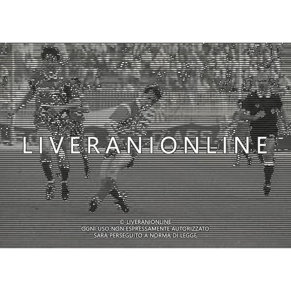 07-05-1989 MONZA CAMPIONATO DI CALCIO SERIE B MONZA-PARMA 1-1 NELLA FOTO MAURIZIO GAN E LORENZO MINOTTI AG ALDO LIVERANI SAS