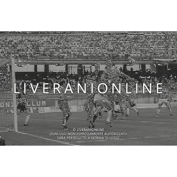 28-05-1989 MONZA CAMPIONATO DI CALCIO SERIE B MONZA-UDINESE 0-0 NELLA FOTO AZIONE DI GIOCO AG ALDO LIVERANI SAS